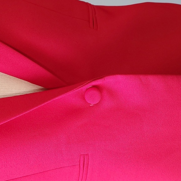 ALEX MARIE RED BLAZER  very good condition and quality SIZE 4. 1 button closure - Picture 2 of 10